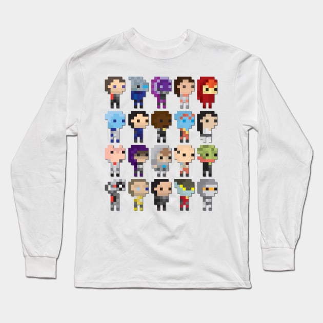 Pixelfect Long Sleeve T-Shirt by sparkmark